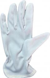 PLASTIC PALM DOTTED CARBON FIBER GLOVES HMKBT-07