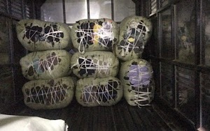 Giẻ lau màu may sau khi đóng gói
