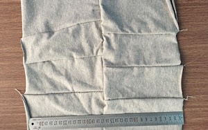 Vải lau màu may nối 3-5 lớp không ra màu