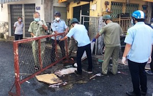 Dỡ chốt rào chắn